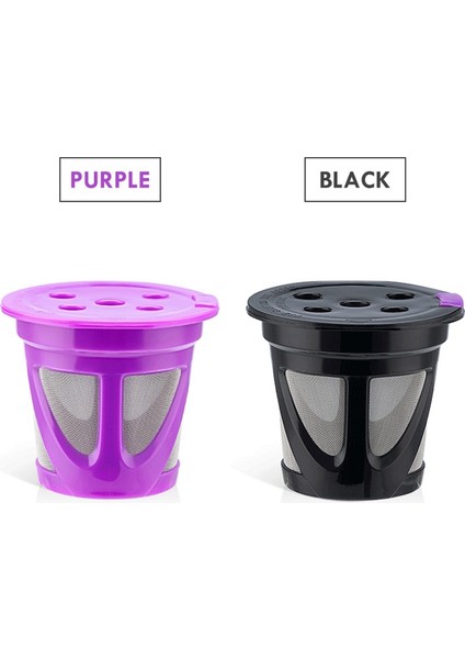 Keurig Kahve Makinesi Için Yeniden Kullanılabilir K Bardaklar - Doldurulabilir K-Cup - Mor (Yurt Dışından)