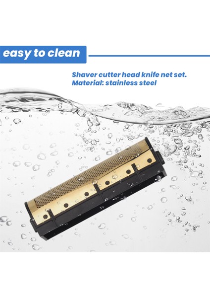 Kemei KM-1102 Clipper Tıraş Makinesi Parçaları Net Altın Için 1 Takım Kesme Bıçağı (Yurt Dışından)