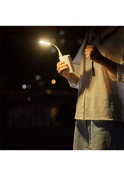 USB Mini Masaüstü Mini Fan, Işıklı Enerji Tasarruflu LED Işık, Siyah (Yurt Dışından)