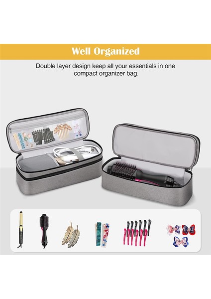 Hepsi Bir Arada Saç Kurutma Makinesi Organizatör Saç Maşası Organizatör Çantası (Yurt Dışından) fırsatları