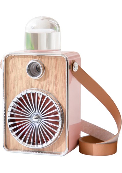 3'ü 1 Arada Fan Soğutma Asılı Boyun USB Fan Hava Soğutucu Fan Pembe (Yurt Dışından)