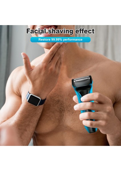 Braun 8000 Serisi Için 51B Tıraş Makinesi Folyosu ve Kesici Wfs1 Wfs2 530 550 590 (Yurt Dışından)