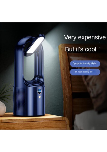 Kanatsız Elektrikli Fan 6 Vitesli Rüzgar 2000MAH Gri (Yurt Dışından) fırsatları