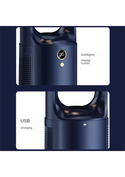 Kanatsız Elektrikli Fan 6 Vitesli Rüzgar 2000MAH Gri (Yurt Dışından) indirimleri