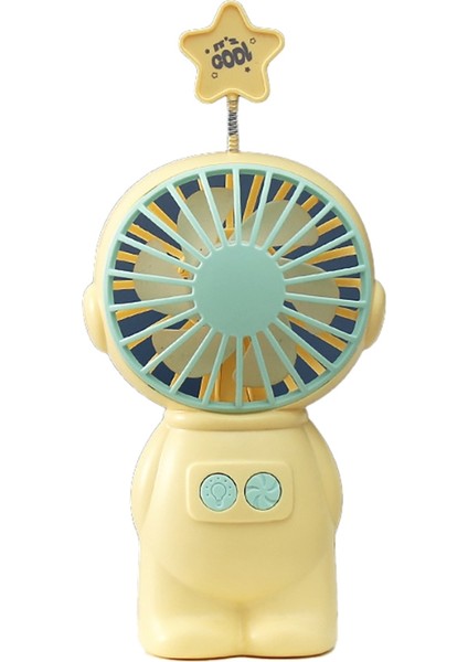 Taşınabilir El Fanı Kişisel Masa Fanı USB Fan Açık Seyahat Sarı (Yurt Dışından)