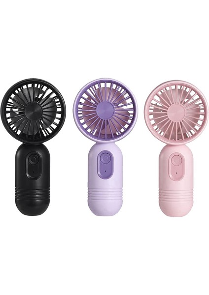 Mini Fan 3'lü Paket, 3 Hızlı ve USB Şarj Edilebilir Küçük El Tipi Fan (Yurt Dışından)