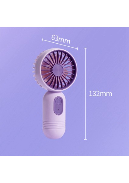 Mini Fan 3'lü Paket, 3 Hızlı ve USB Şarj Edilebilir Küçük El Tipi Fan (Yurt Dışından)