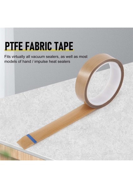 Vakum Kapatma Makinesi Için Ptfe Bant/ptfe Bant (1 Inç x 33 Feet) (Yurt Dışından)