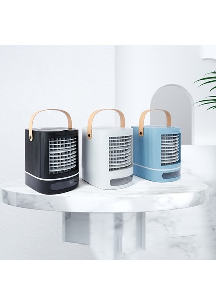 7led Mini Klima Fanları USB Taşınabilir Hava Soğutucu, Beyaz (Yurt Dışından)