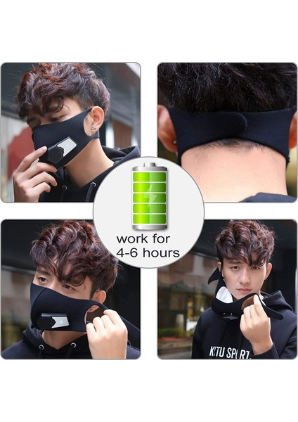 Hava Temini Için Kişisel Akıllı Elektrikli Hava Yüz Maskesi Fanı, 650MAH (Yurt Dışından) fırsatları