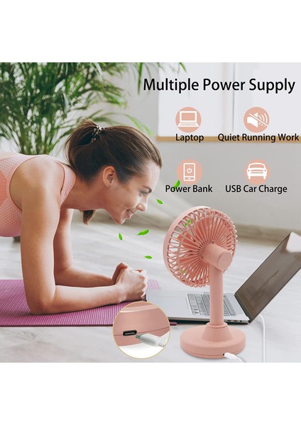 USB Masa Fanı, Masa Fanı Salınımlı Fan Pembe (Yurt Dışından) indirimleri