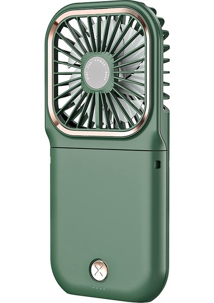 5'i 1 Arada Katlanabilir USB Şarj Edilebilir Mini Fan, 3000 Mah Güç Bankası (Yurt Dışından)