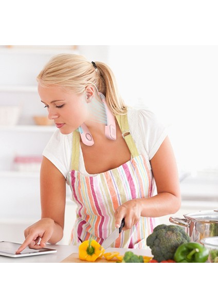 Pilli Mini USB Boyun Fanı Ultra Sessiz Rüzgar Cep Soğutucu Yeşil (Yurt Dışından) fiyatları