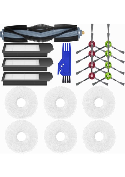 Ecovacs Deebot Için Yedek Parçalar Rulo Fırça Yan Fırça Filtreleri (Yurt Dışından)