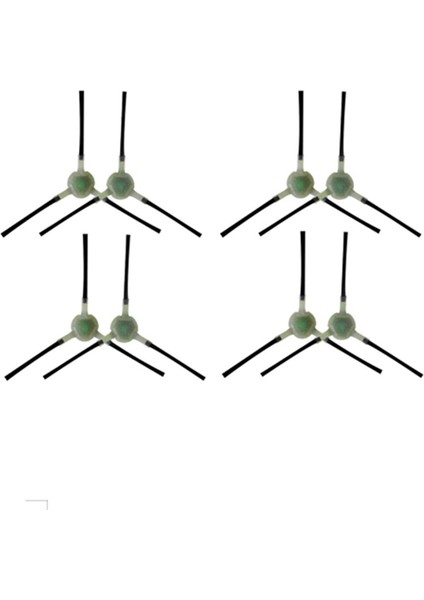 Moosoo MT501 MT710 MT720 Için 8 Adet Yan Fırçaların Değiştirilmesi (Yurt Dışından)