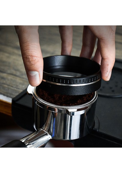 Espresso Kahve Dozaj Halkası - Kahve Filtre Halkası Huni Siyah 51MM (Yurt Dışından)