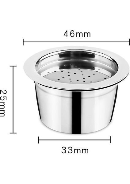 Fee&tchibo Cafissimo Krema Makinesi Için Paslanmaz Çelik Kahve Kapsülü (Yurt Dışından)