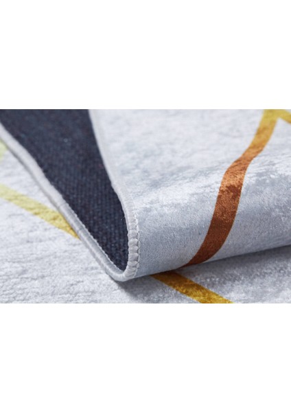 Iskandinav Gri Altın Desen Dijital Baskı Hipoalerjenik Kaymaz Taban Halı Yolluk Ha201 fiyatları