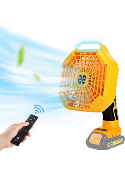 Işıklı Dewalt 18V Lityum Pil Için Dikey Fan USB Fan (Yurt Dışından)