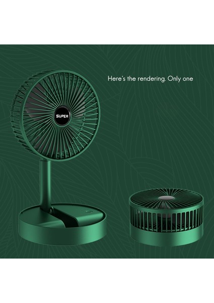 Masaüstü Fan Uygun Katlanır Mini Elektrikli Fan Ev Beyaz (Yurt Dışından)