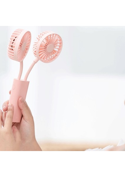 Küçük El Fanı,çift Kafalı Fan,2'si 1 Arada Çok Amaçlı Küçük Fan,mavi (Yurt Dışından) fırsatları