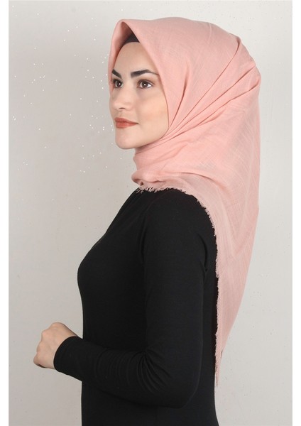 Pamuklu Trend Eşarp 9914-27 Somon