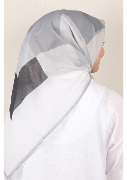 Coton & Silk Eşarp 3647-3 Gri
