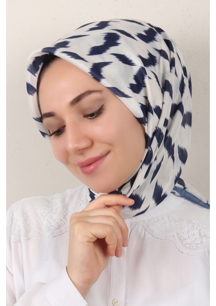 Nirvana Soft Eşarp 3348-13 Lacivert
