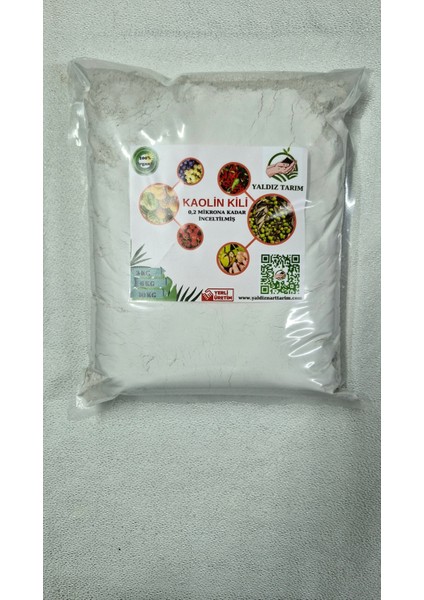 Yaldız Tarım Kaolin Kili 3 kg