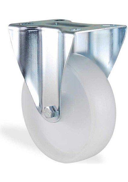 Poliamid Kemik Sabit Tekerlek - 80 mm Çap