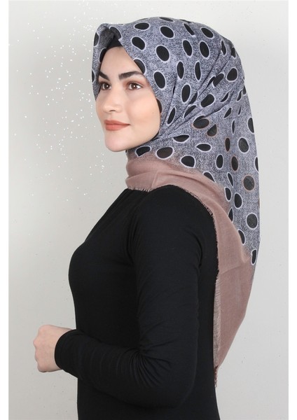 Pamuklu Trend Eşarp 9921-7 Gri