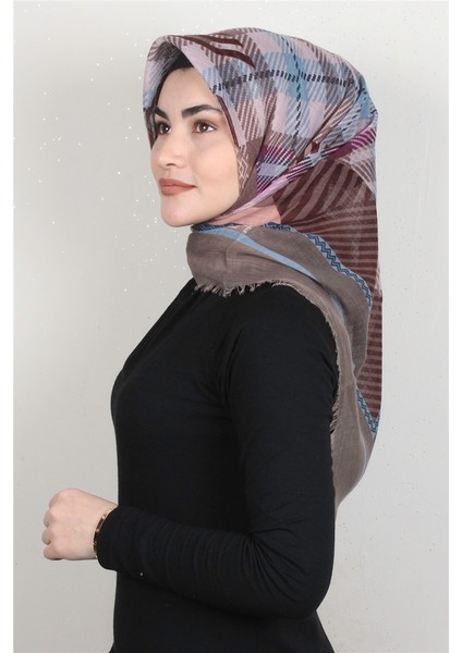 Pamuklu Trend Eşarp 9922-6 Vizon