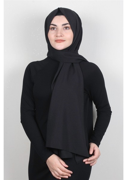 Medine Ipeği Şal Lux 1363-13 Siyah