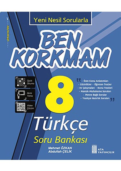 8.Sınıf Ben Korkmam Türkçe Soru Bankası