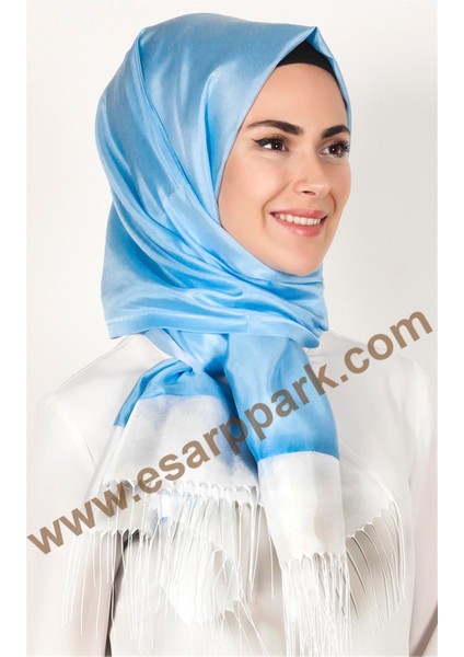 Prenses Tül Şal 2808-21 Bebe Mavisi