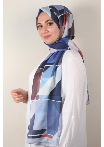 Soft Touch Şal 2751-2 Buz Mavisi
