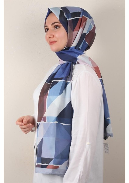 Soft Touch Şal 2751-2 Buz Mavisi