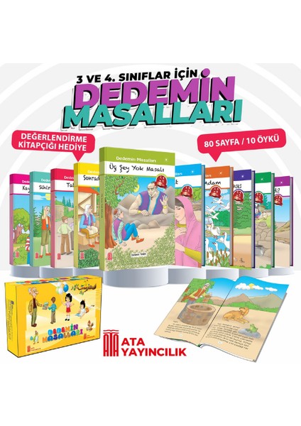 Dedemin Masalları (10 Lu Set) 4.Ve 5.Sınıf