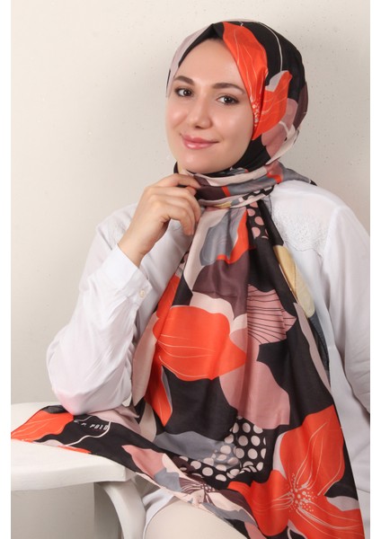 Soft Touch Şal 2763-1 Turuncu