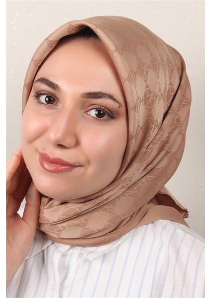 Modakaşmir Mk Desen Eşarp 5354-26 Antik Bej