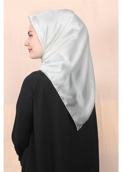 Düz Ipek Eşarp 7747758-374 Ekru