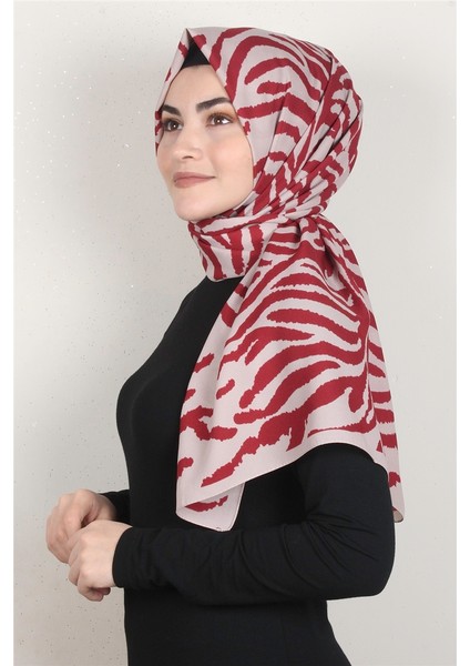 Medine Desenli Şal 1840-48 Bordo