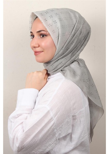 Coton & Silk Eşarp 3645-5 Çağla Yeşili