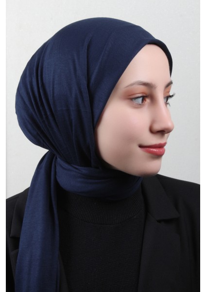 Penye Şal 2552-2 Lacivert modelleri