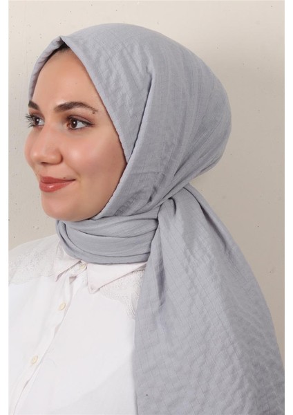 Fresh Pamuk Şal 1488-15 Buz Mavisi