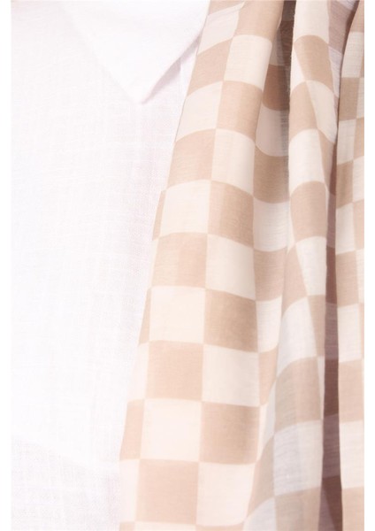 Cotton & Silk Şal 3641-7 Bej fırsatları