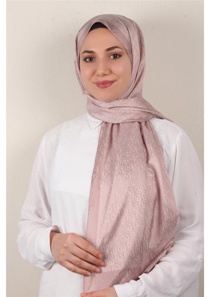 Monogram Şal 145-39 Açık Pudra