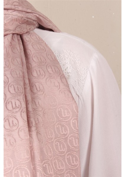 Monogram Şal 145-39 Açık Pudra