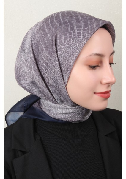 Nirvana Soft Eşarp 8103-13 Lacivert