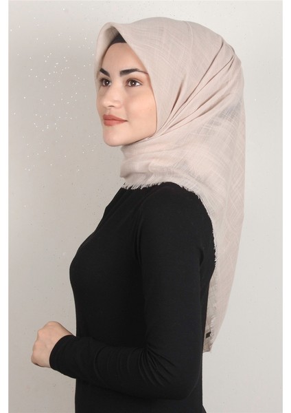 Pamuklu Trend Eşarp 9914-17 Bej